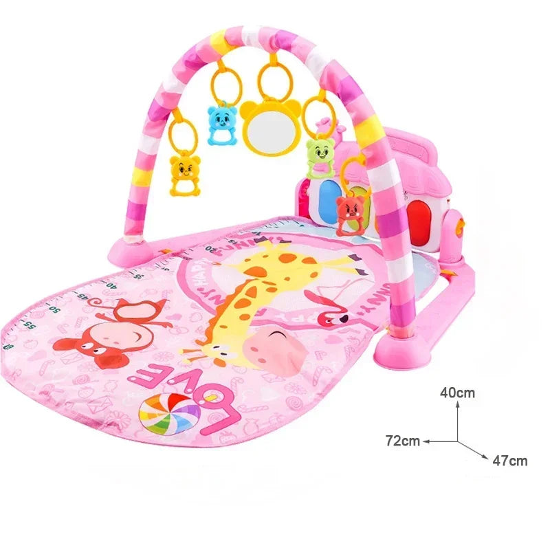 Baby Activity Early Education Piano Keyboard Crawling Blanket Pedal Play Mat