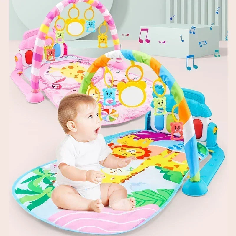 Baby Activity Early Education Piano Keyboard Crawling Blanket Pedal Play Mat