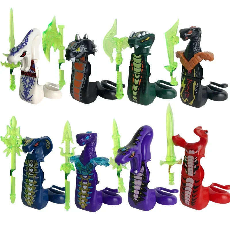 Anime Ninja Figures Building Blocks Mini Action Lego