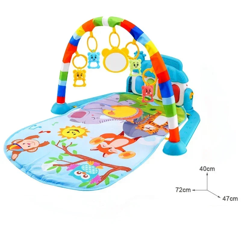 Baby Activity Early Education Piano Keyboard Crawling Blanket Pedal Play Mat