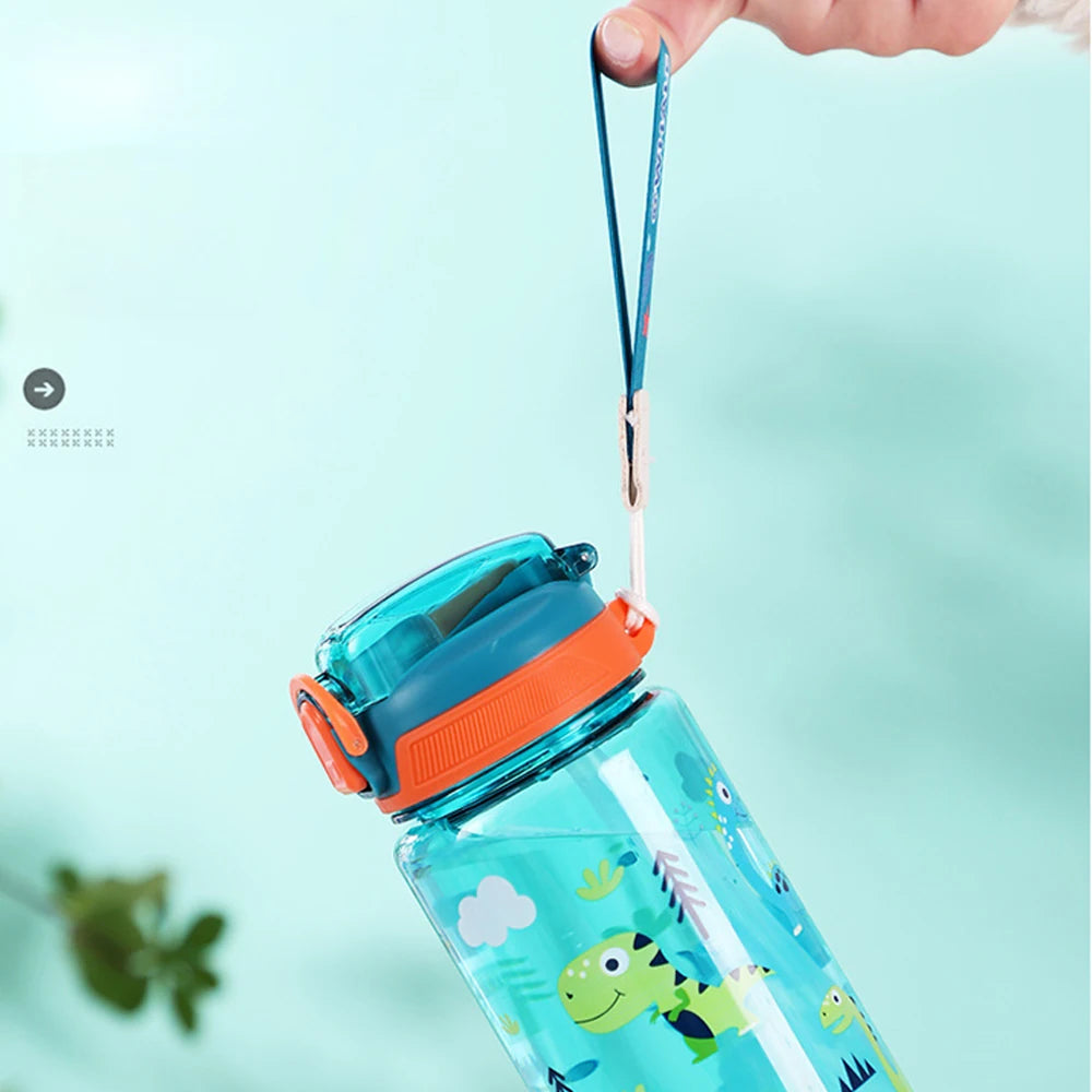 600ml Dinosaur Water Bottle For Kids