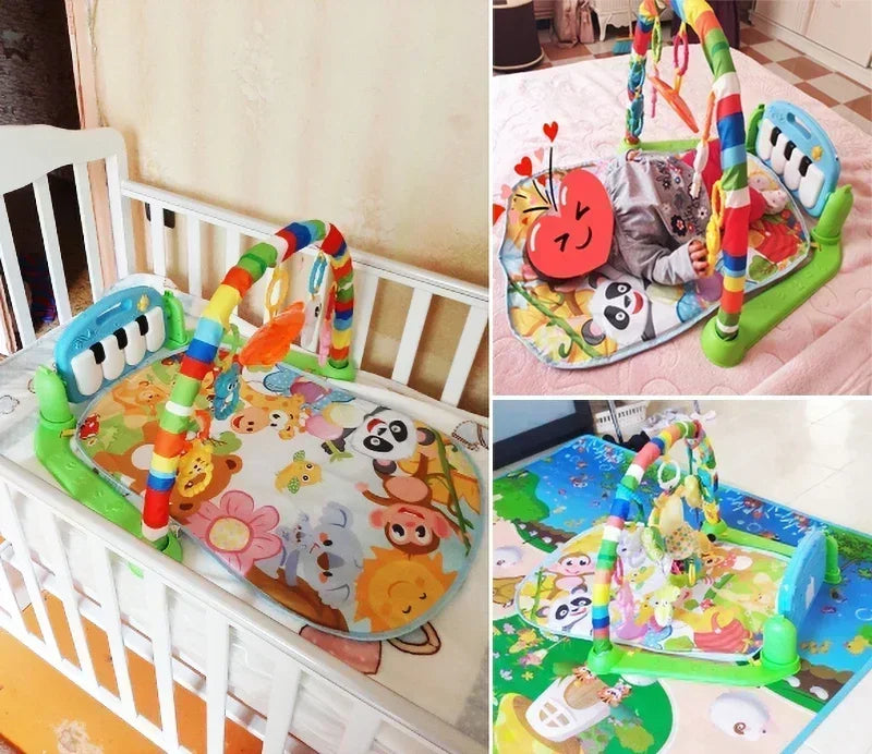 Baby Activity Early Education Piano Keyboard Crawling Blanket Pedal Play Mat