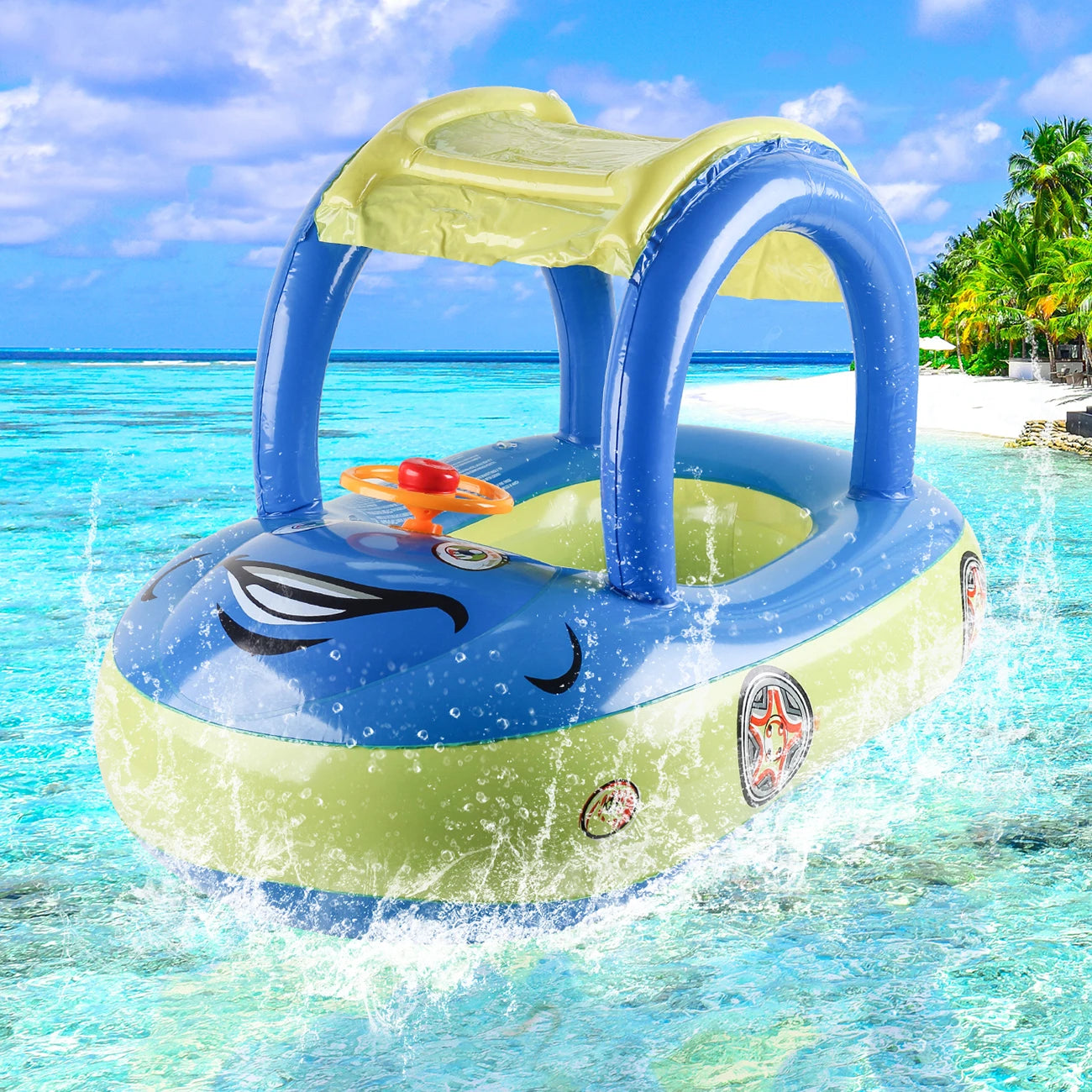 Car shape Toddler pool floats