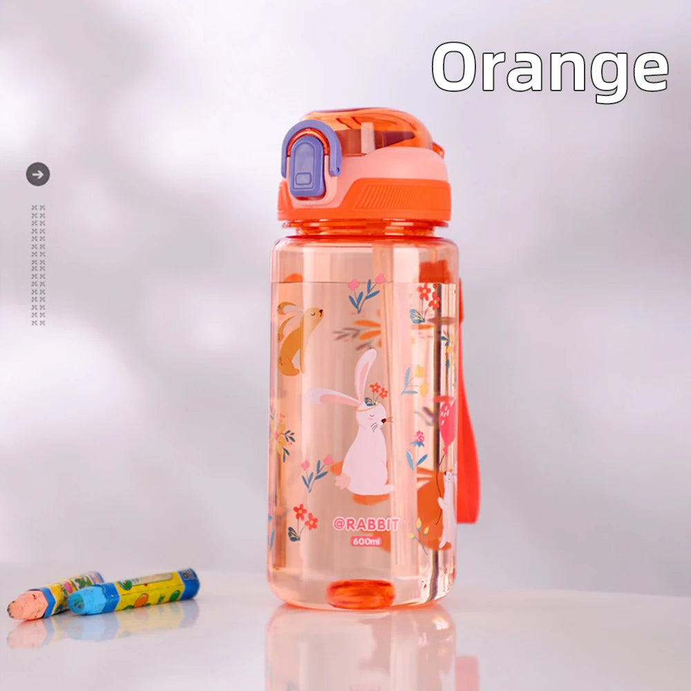 600ml Dinosaur Water Bottle For Kids
