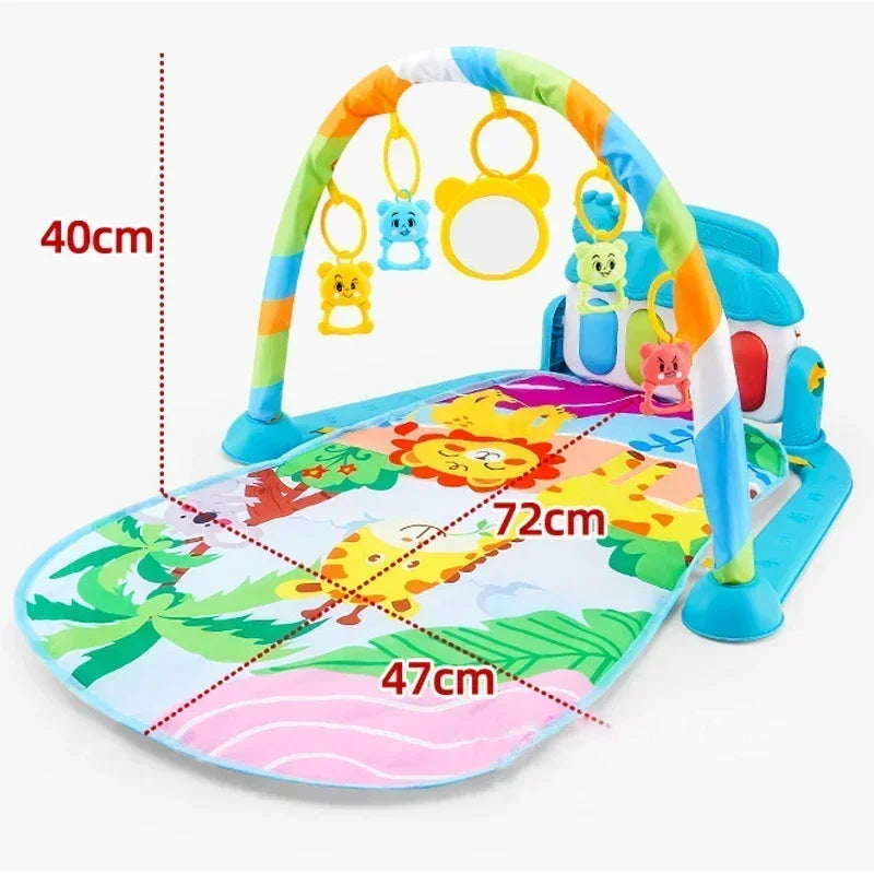 Baby Activity Early Education Piano Keyboard Crawling Blanket Pedal Play Mat
