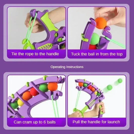 Slingshot Target Sticky Ball Game