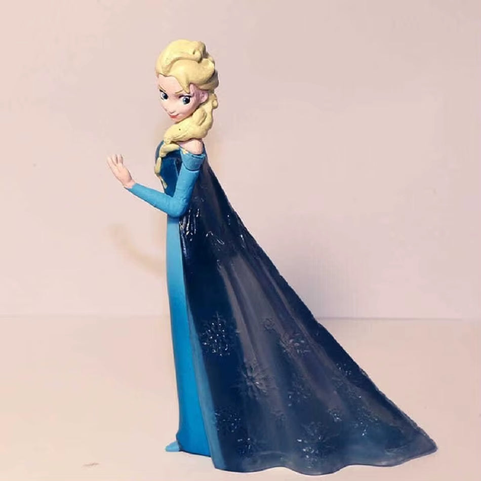 5Pcs/Set Frozen the Snow Queen Princess Anna Elsa Action Figure Kristoff Sven Olaf PVC Model Dolls Collection Birthday Gift Toys