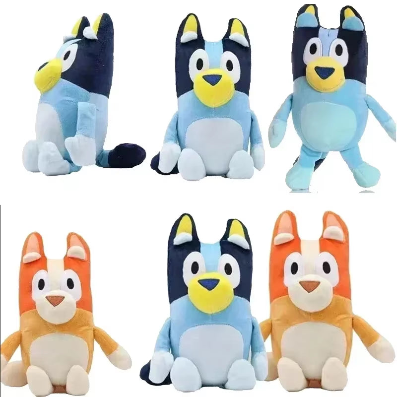17/28Cm Bluey & Bingo Family Plush Toys Cartoon Dog Stuffed Animals Soft Plush Dolls Christmas Gifts Perfect for Birthday