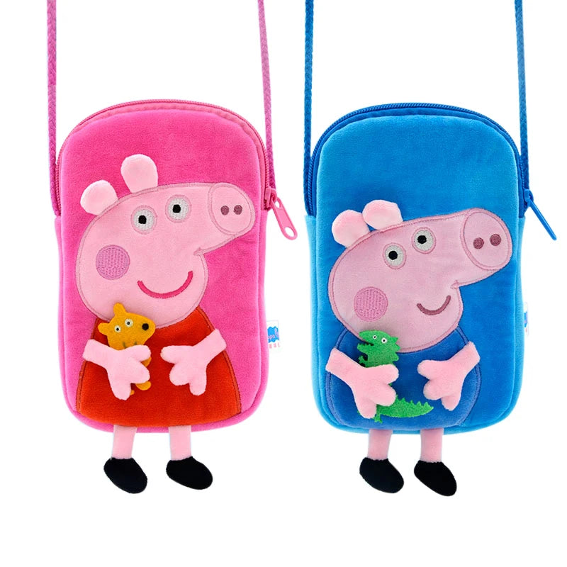 Peppa Pig Plush Backpack Single shoulder bag