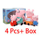Original Peppa Pig Plush Toys George Holiday Party Decoration Family of 4 Suit Children's Toys Christmas Gifts