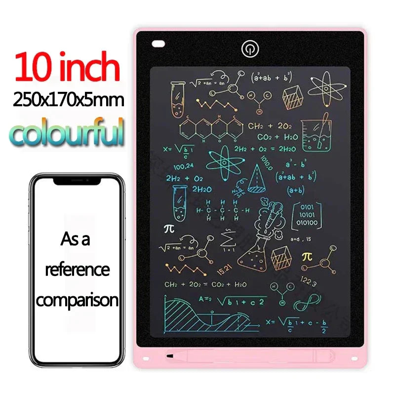 LCD Writing Tablet for Kids - 10/12 Inch Magic Drawing Board & Sketchpad Toy - Perfect Gift for Creative Play!