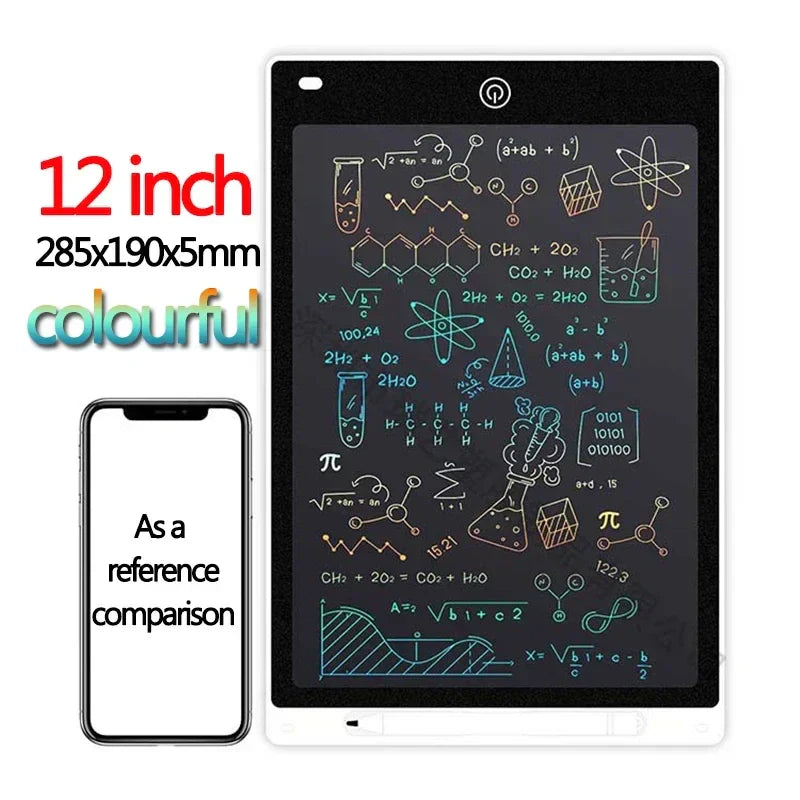 LCD Writing Tablet for Kids - 10/12 Inch Magic Drawing Board & Sketchpad Toy - Perfect Gift for Creative Play!