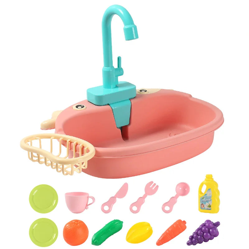 Kids Kitchen Sink Mini Dishwasher