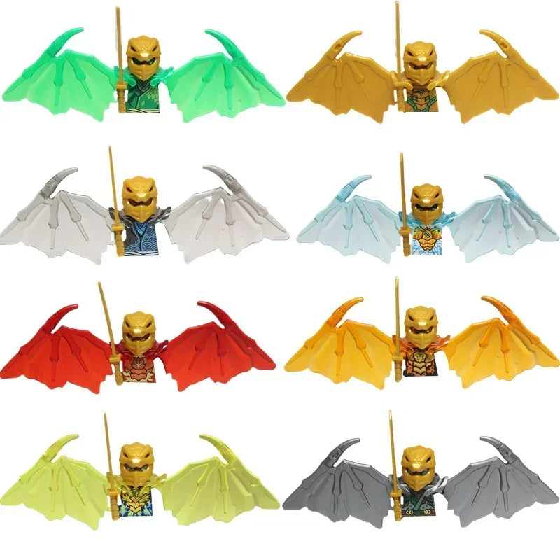 Anime Ninja Figures Building Blocks Mini Action Lego