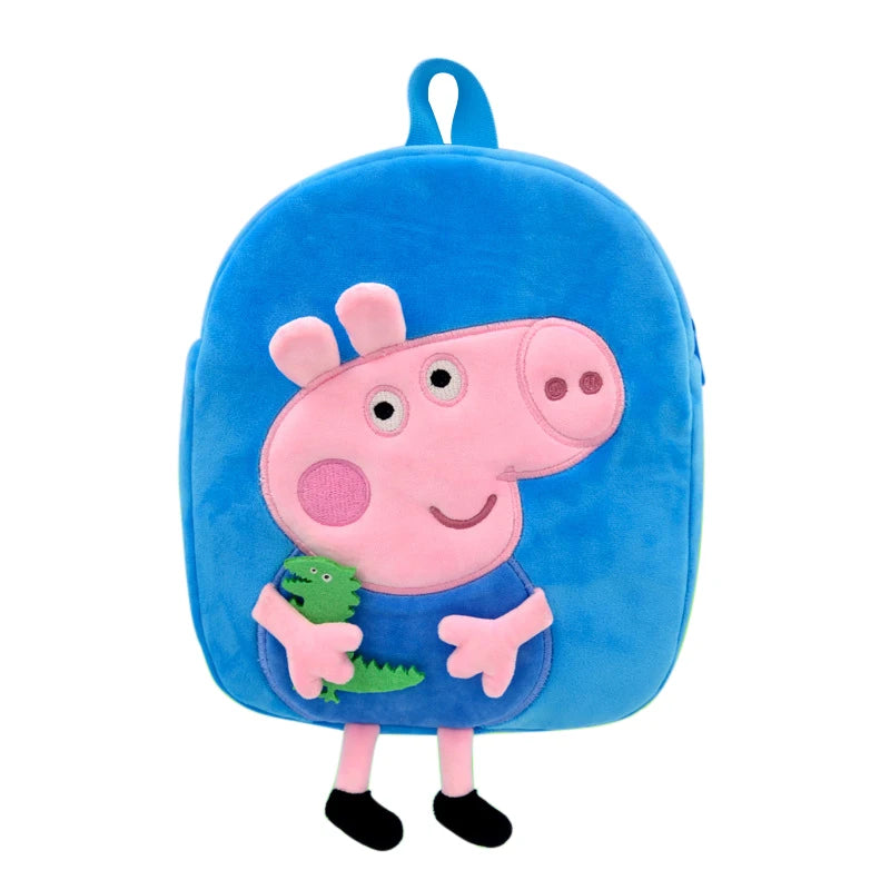 Peppa Pig Plush Backpack Single shoulder bag