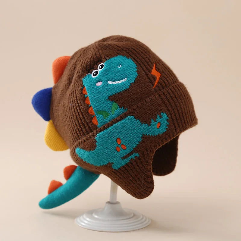 Winter Warm Baby Ear Protection Cartoon Beanies