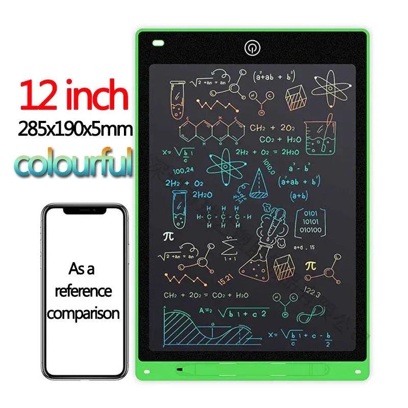 LCD Writing Tablet for Kids - 10/12 Inch Magic Drawing Board & Sketchpad Toy - Perfect Gift for Creative Play!