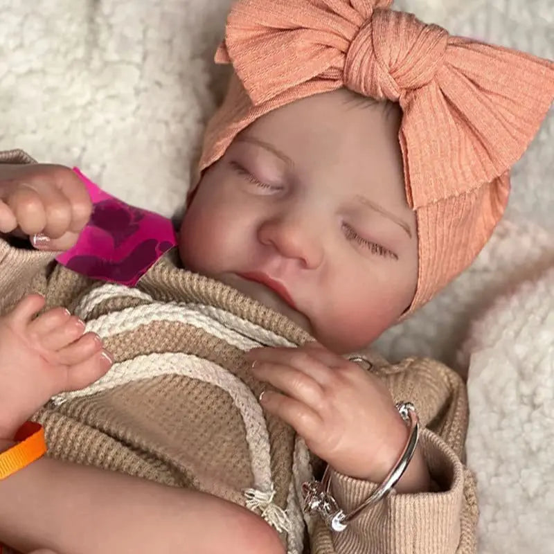 Newborn Baby 3D Skin Visible Veins Collectible Art Doll