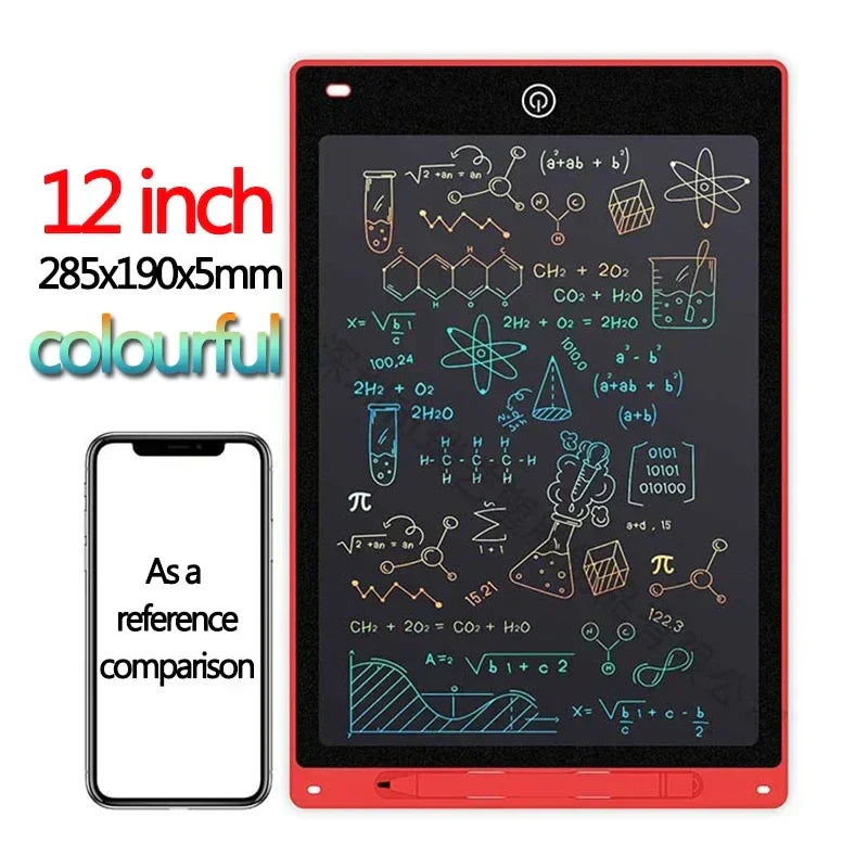 LCD Writing Tablet for Kids - 10/12 Inch Magic Drawing Board & Sketchpad Toy - Perfect Gift for Creative Play!