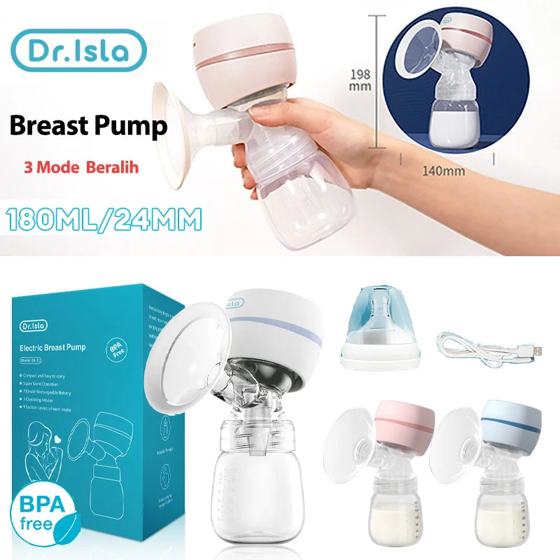 Electric Breast Pump Intelligent Integrated High Suction Painless and Silent Breast Pump