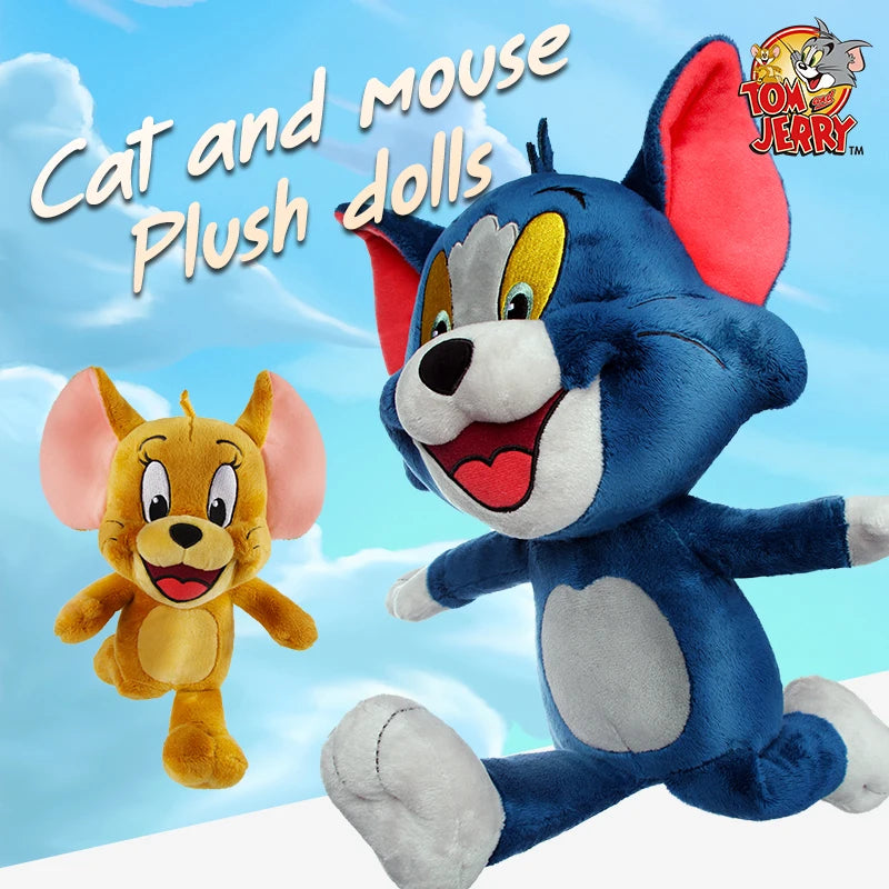Tom and Jerry Doll Cute Soothing Plush Toy Baby Sleeping Pillow 