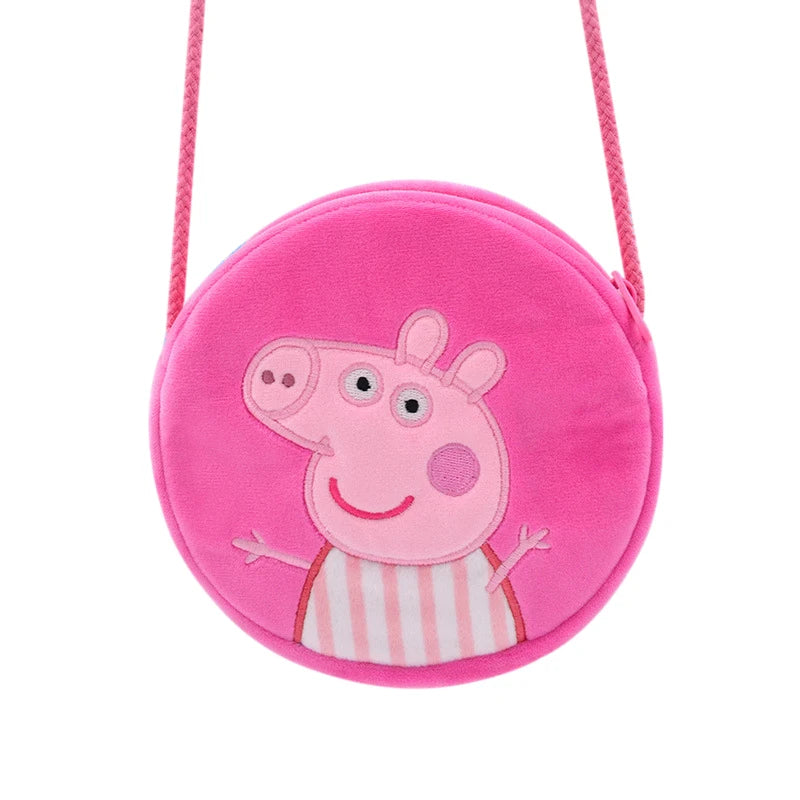Peppa Pig Plush Backpack Single shoulder bag