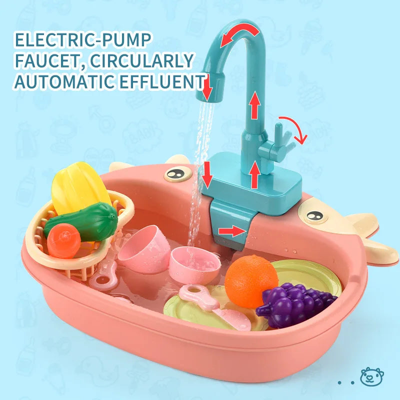 Kids Kitchen Sink Mini Dishwasher