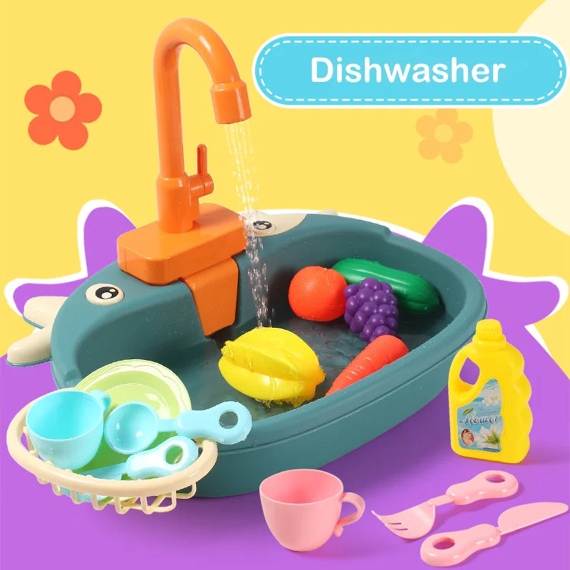 Kids Kitchen Sink Mini Dishwasher
