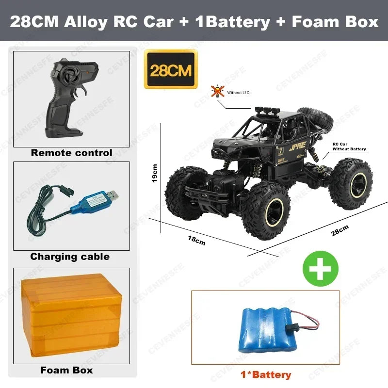 Radio Buggy 4WD RC Truck with Led Lights 