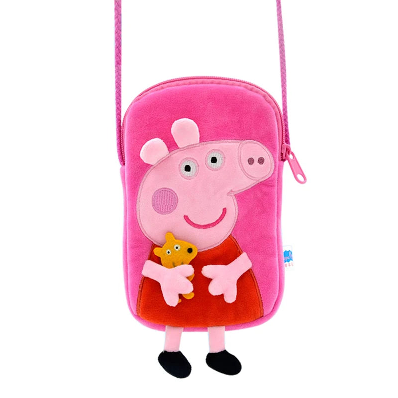 Peppa Pig Plush Backpack Single shoulder bag
