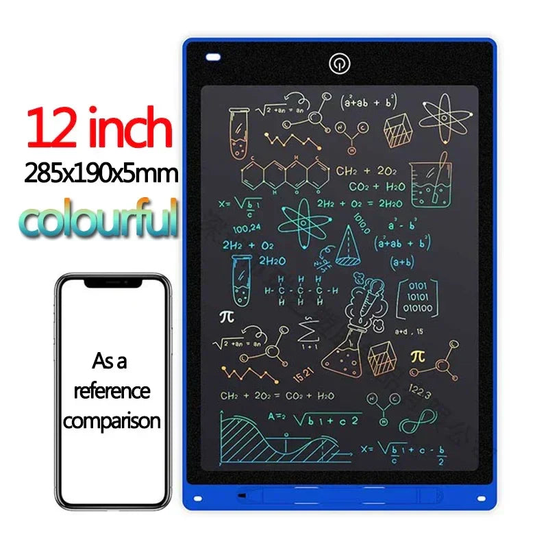 LCD Writing Tablet for Kids - 10/12 Inch Magic Drawing Board & Sketchpad Toy - Perfect Gift for Creative Play!