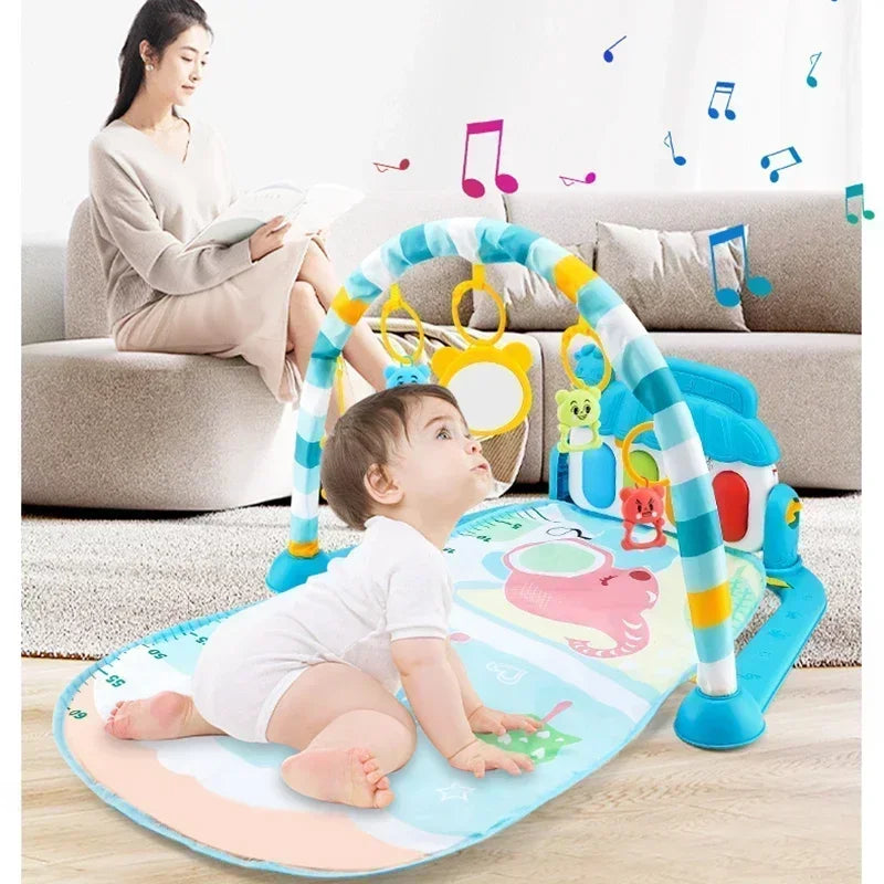 Baby Activity Early Education Piano Keyboard Crawling Blanket Pedal Play Mat