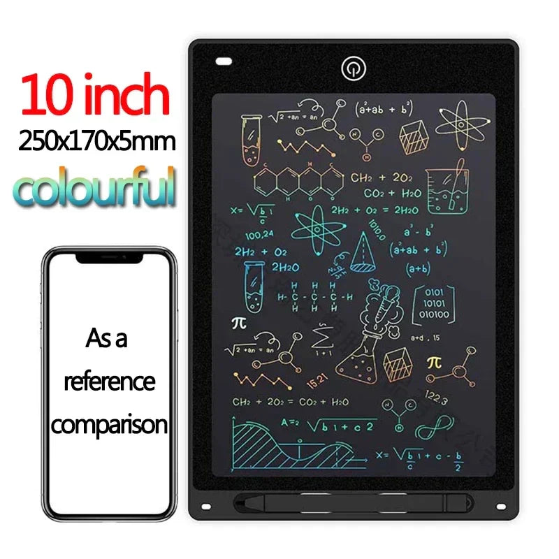 LCD Writing Tablet for Kids - 10/12 Inch Magic Drawing Board & Sketchpad Toy - Perfect Gift for Creative Play!