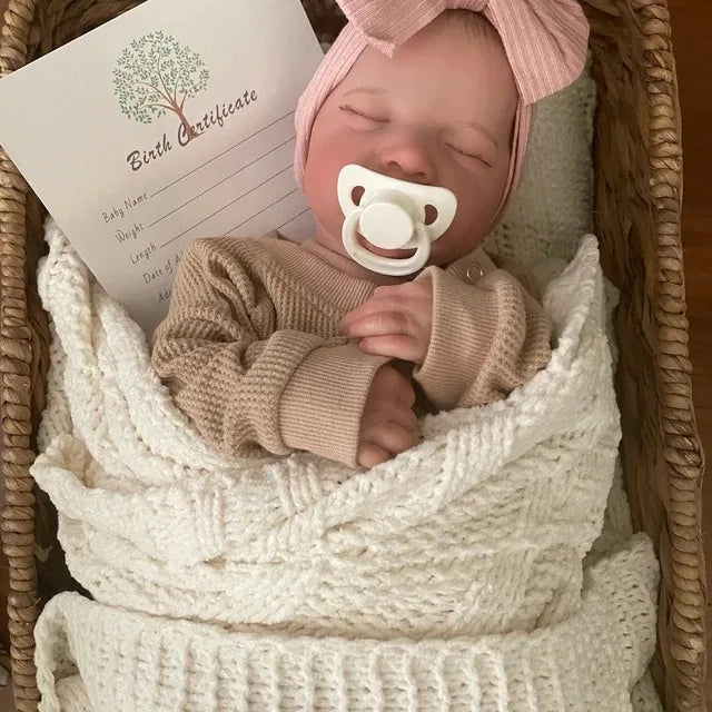Newborn Baby 3D Skin Visible Veins Collectible Art Doll