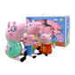 Original Peppa Pig Plush Toys George Holiday Party Decoration Family of 4 Suit Children's Toys Christmas Gifts