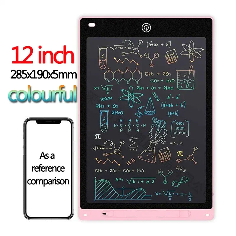 LCD Writing Tablet for Kids - 10/12 Inch Magic Drawing Board & Sketchpad Toy - Perfect Gift for Creative Play!