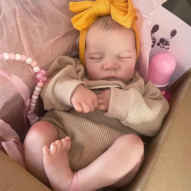 Newborn Baby 3D Skin Visible Veins Collectible Art Doll