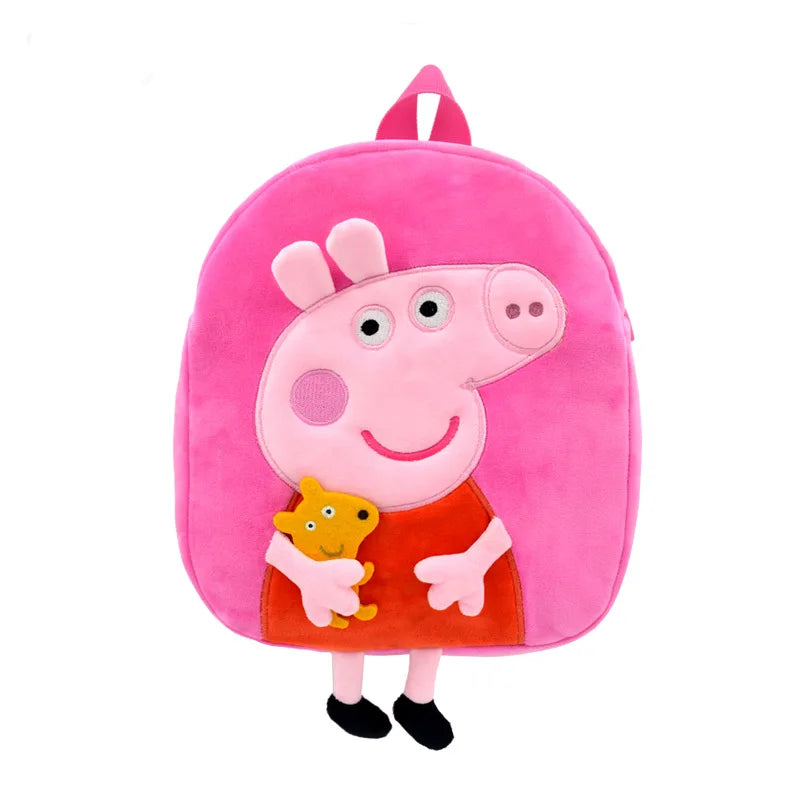 Peppa Pig Plush Backpack Single shoulder bag