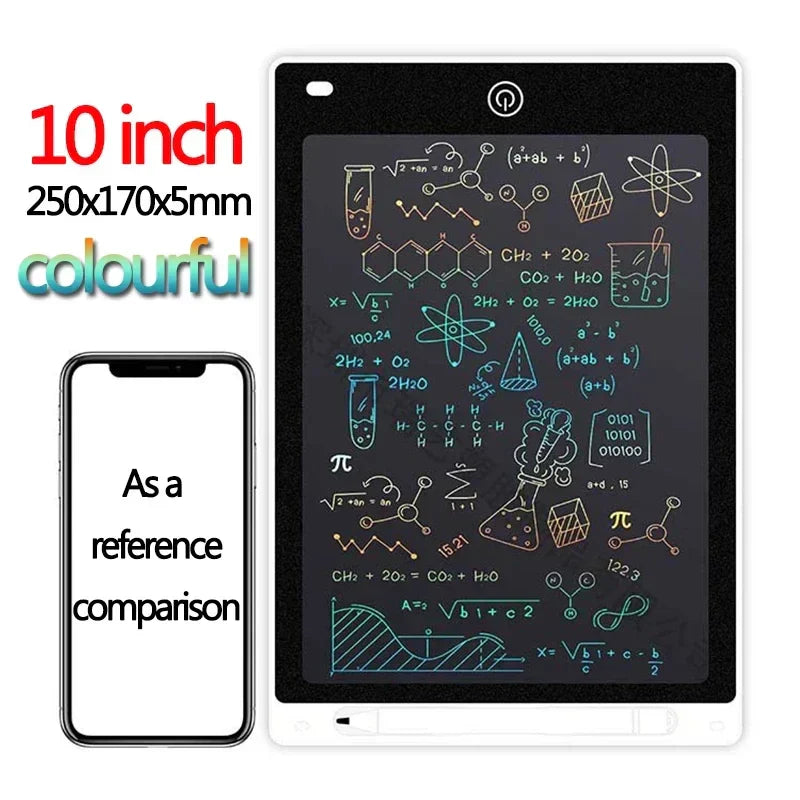 LCD Writing Tablet for Kids - 10/12 Inch Magic Drawing Board & Sketchpad Toy - Perfect Gift for Creative Play!