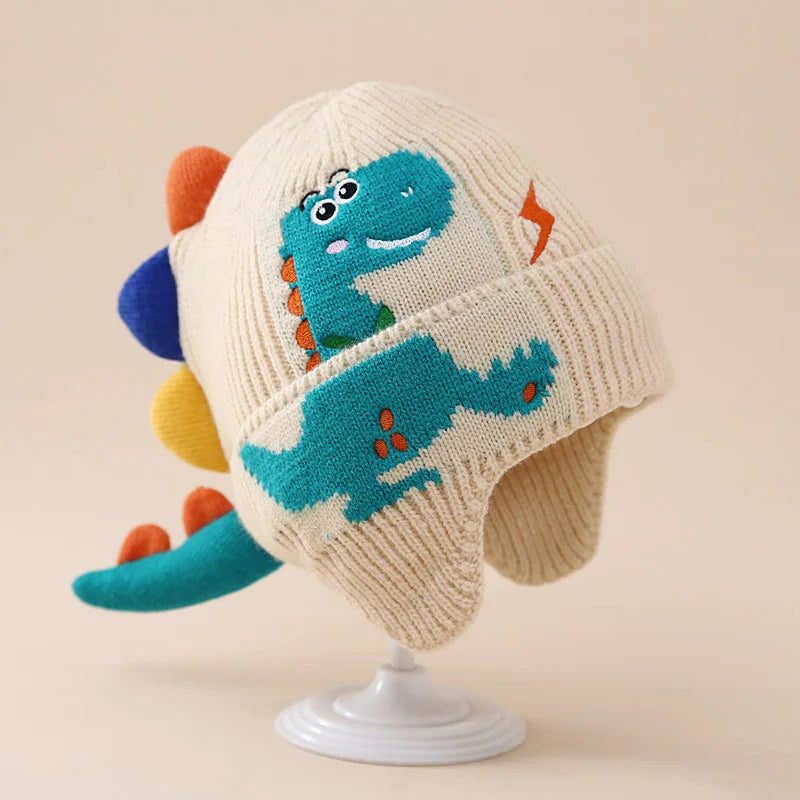 Winter Warm Baby Ear Protection Cartoon Beanies