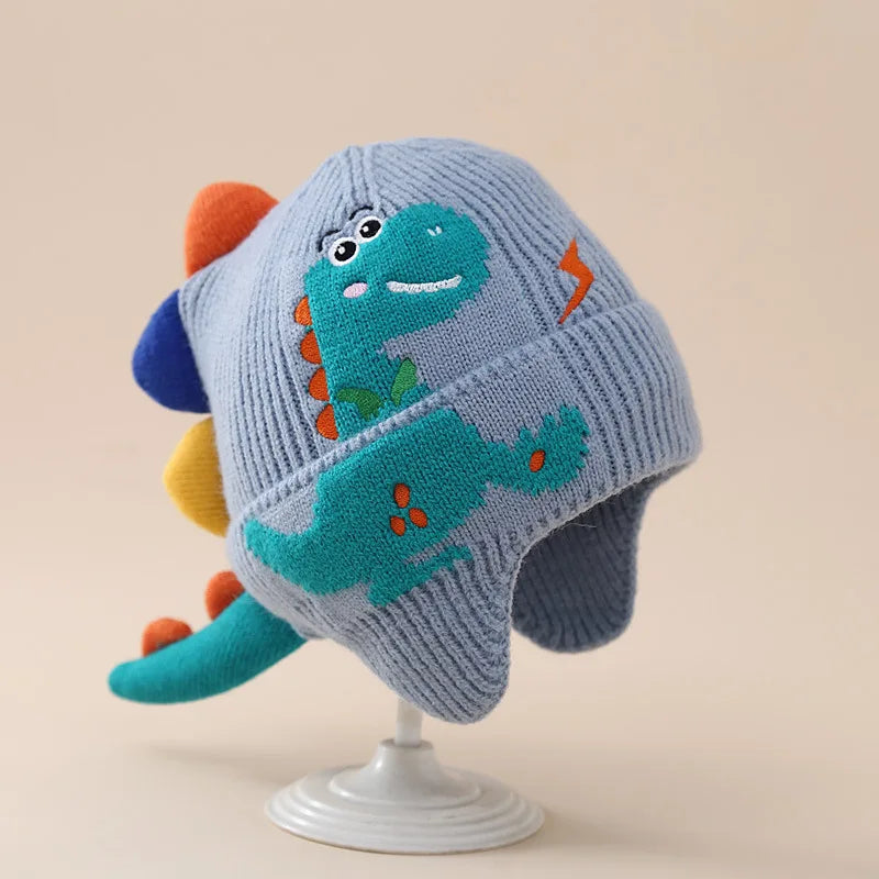 Winter Warm Baby Ear Protection Cartoon Beanies