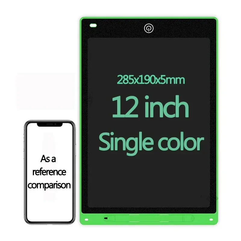 LCD Writing Tablet for Kids - 10/12 Inch Magic Drawing Board & Sketchpad Toy - Perfect Gift for Creative Play!