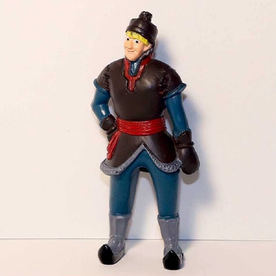 5Pcs/Set Frozen the Snow Queen Princess Anna Elsa Action Figure Kristoff Sven Olaf PVC Model Dolls Collection Birthday Gift Toys