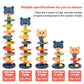 Sliding Rolling Balls Pile Tower Stacking Rotating Spin Track 