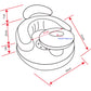 Baby Inflatable Seat for Babies Built in Air Pump Infant Back Support Sofa Infant Support Seat Toddler Chair for Sitting up Gift